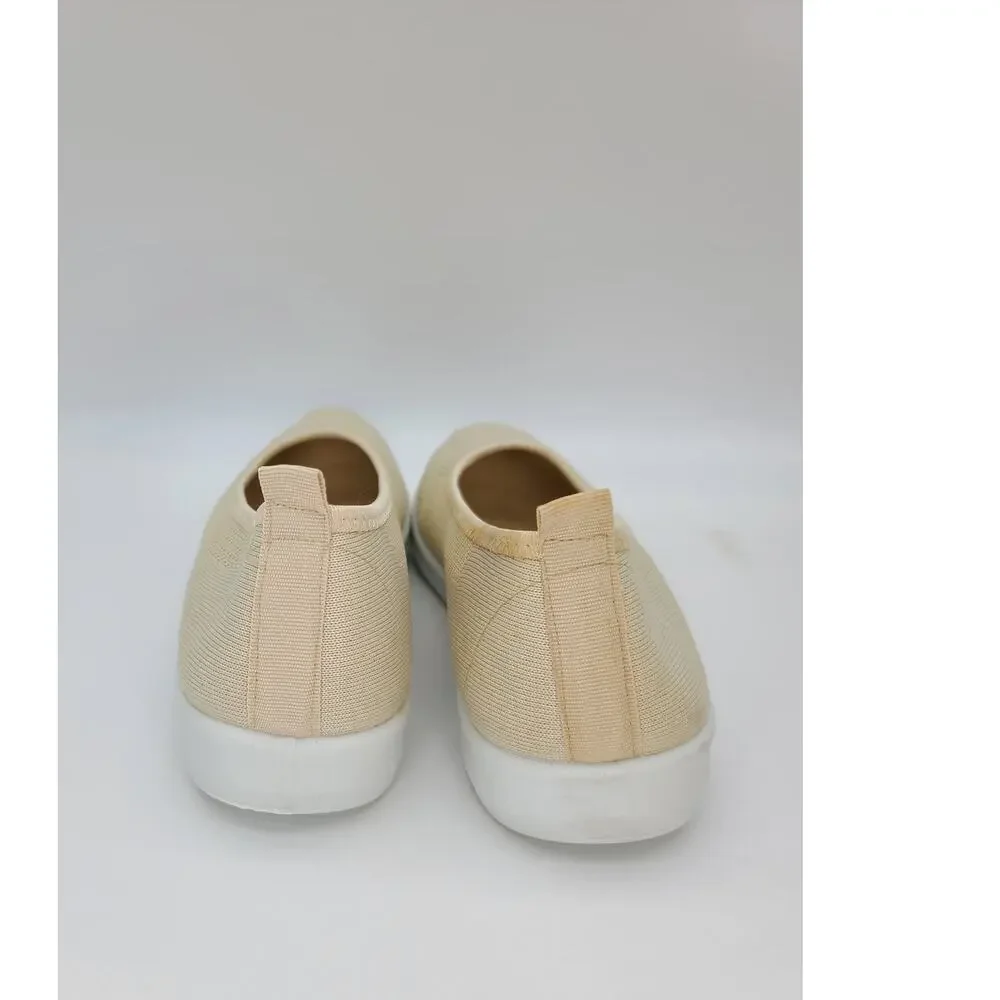 MUSSHOE Walking Shoes Women Size 10 Breathable Mesh Slip-On Sneakers Lightweight